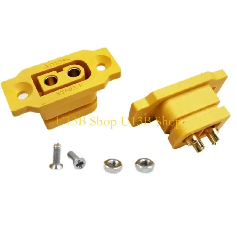 U13B XT60 montierbar festgelegte weibliche Plug -Adapter -Akkapter -Lötanschluss für Fernbedienungsmodell Rennsport Drohnen