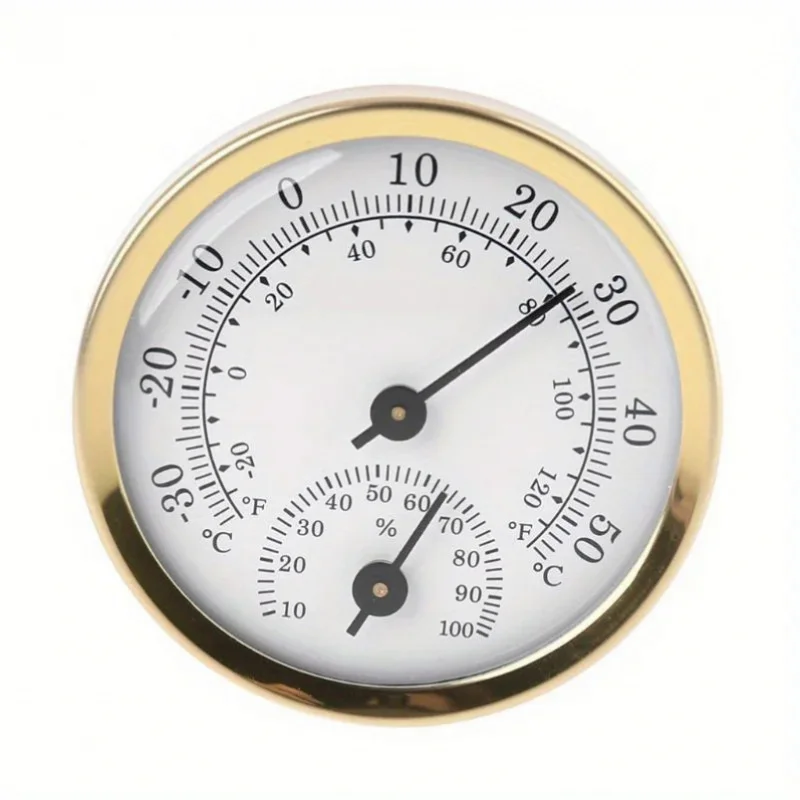 

2Pcs 2 in 1 Thermometer Hygrometer Wall Mounted Mechanical Analog Temperature Gauge Humidity Meter