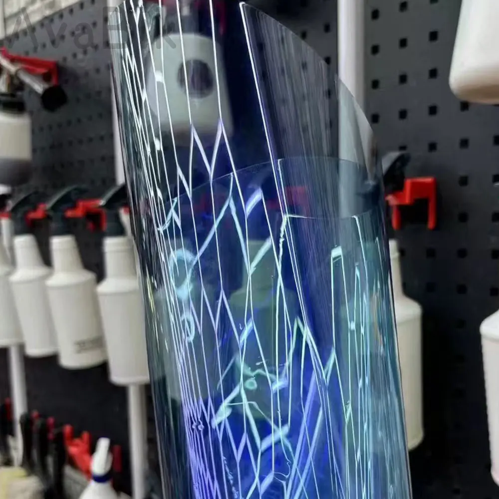 VLT80 % Blau Lila Chamäleon Seite Windschutzscheibe Solar Tönung Selbstklebende Glas Sonnenschutz Film Auto Folien Sonnenschein Schutz Aufkleber – Detail 7