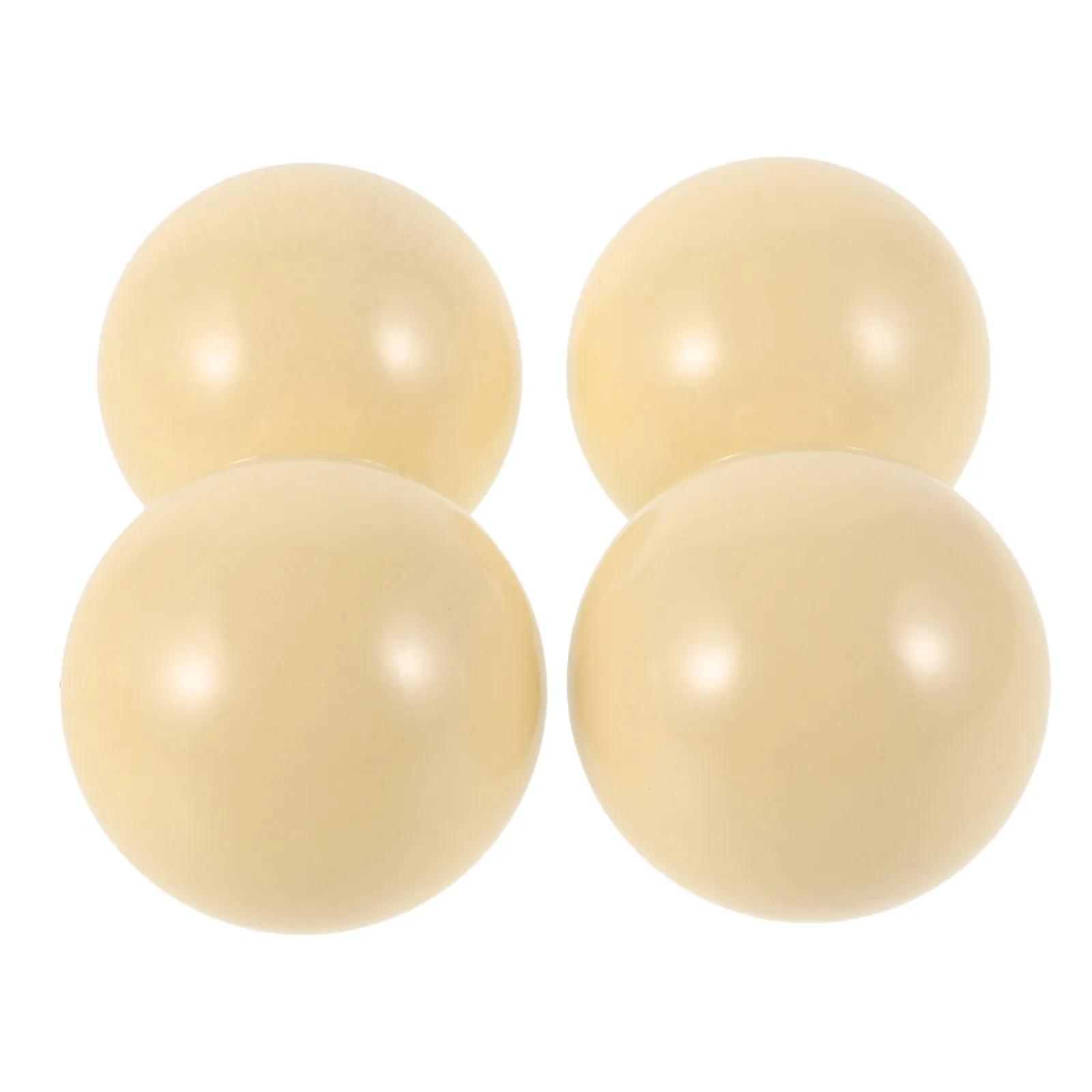 

Набор из 4 бильярдных шаров диаметром 2 дюйма для любителей бильярда, чисто белые, с равномерным распределением веса, для тренировок и неформальных игр