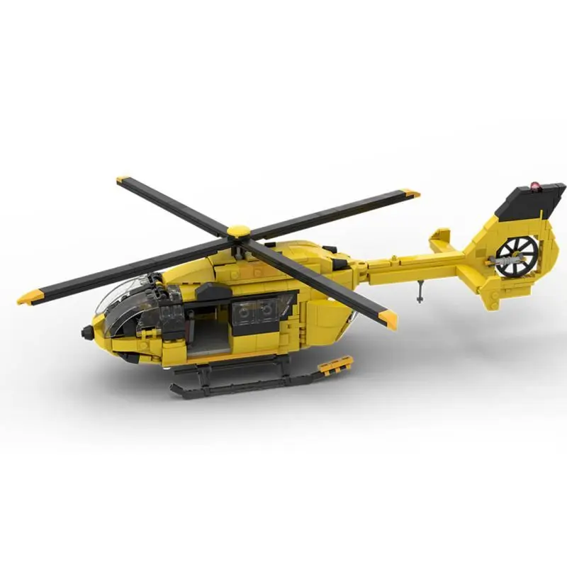 

Изготовленный на заказ набор блоков цивального вертолета MOC-203640 в масштабе 1/40 H145 HAWK (611 деталей)