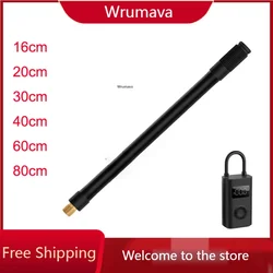 Air Rubber Substituição Mangueira, Extensão Tubo Adaptador, Peças Bomba Inflator, Xiaomi Mijia Inflator Acessório, 16cm, 30 cm, 40 cm, 60 cm, 80cm, 16cm