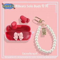 Clear Case for Beats Solo Buds Protective Transparent TPU Covers Bluetooth Earphone Shell Headphone Portable