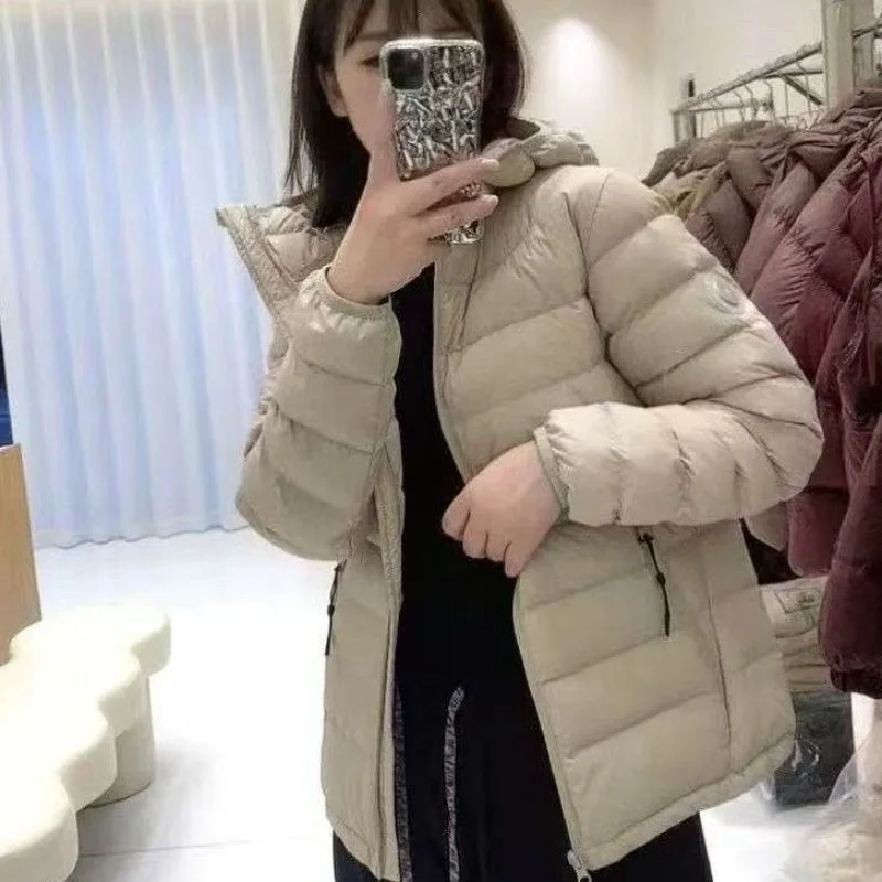 Hooded Winter Jacket for Women Short Padded Coat 2026 Warm Loose Fit Casual Puffer Style Cold Weather Outerwear
