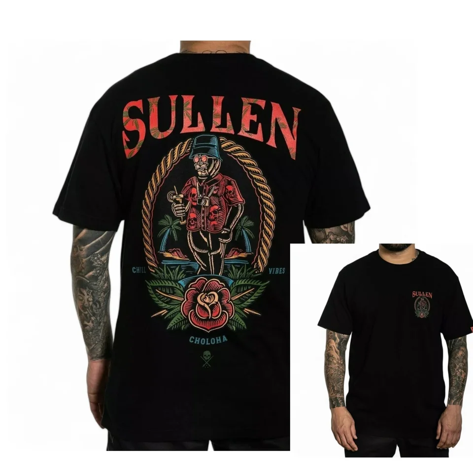 Classic Sullen Art Fighting Motorcycle T-Shirt
