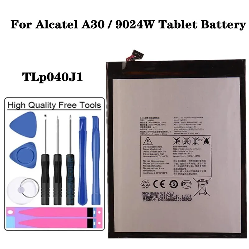 New TLp040J1 TLp040K7 Battery Replacement For MetroPCS Alcatel JOY Tab 9029Z