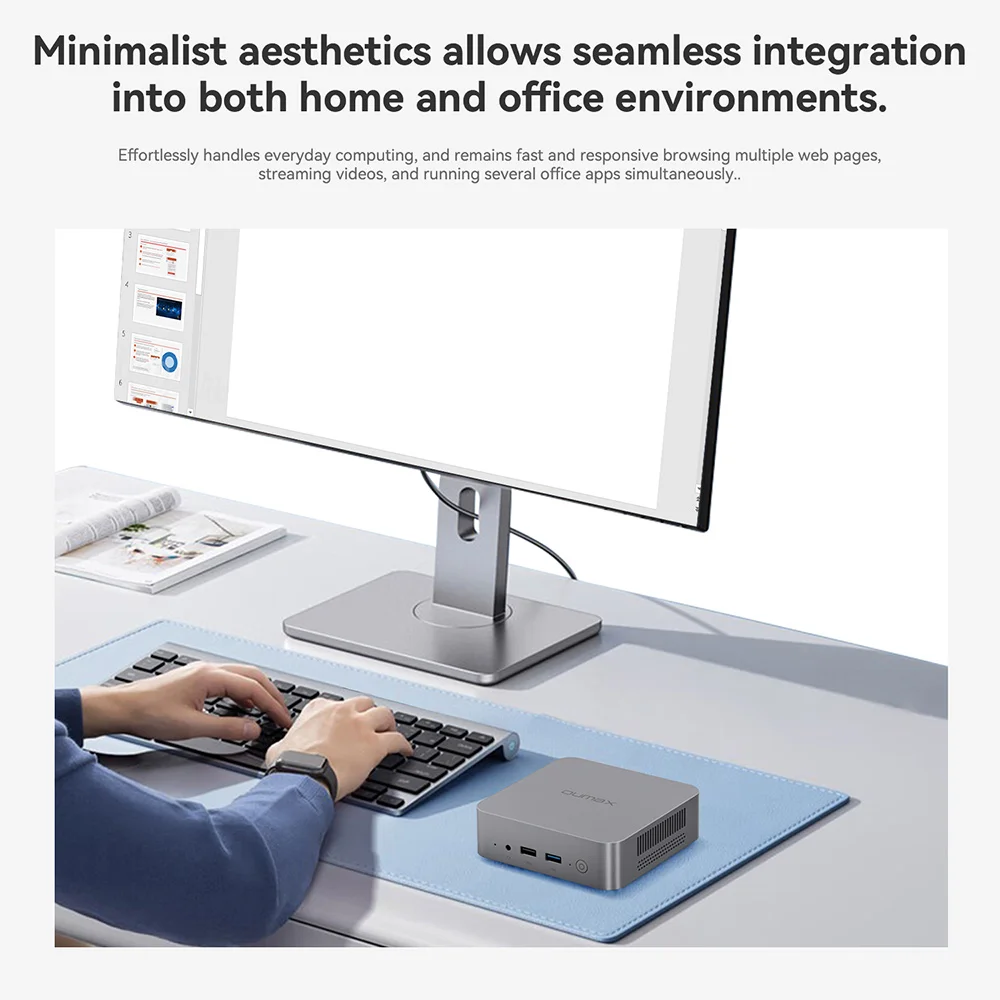 Oumax-Miniデスクトップコンピューター,Intel n100,16GB, 500GB,n95,8GB, 256GB,デュアル,LAN 1000m,オフィス,vs.s12 pro b4 plus quiet、2024