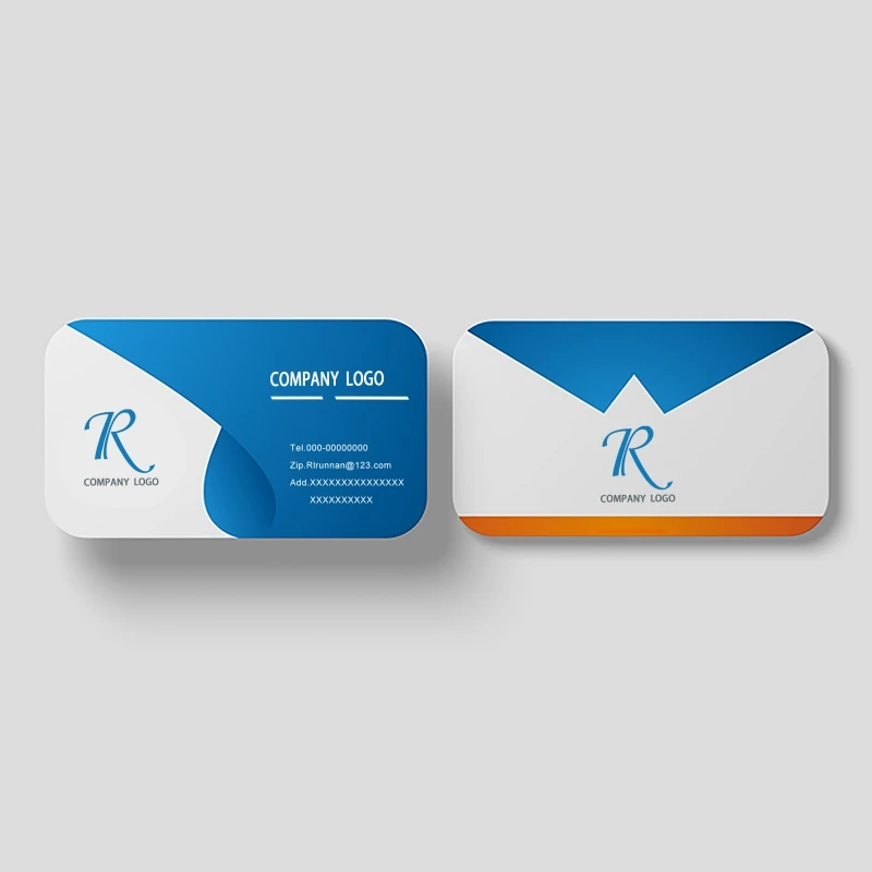 Custom Cards PVC Business Card for Business Personalized Design Waterproof Round Corners Glossy Matte Frosted PVC Business Card