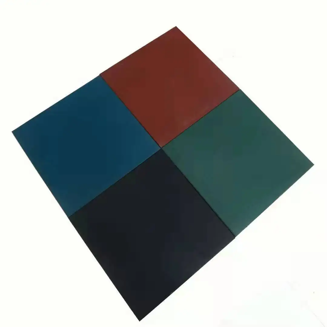 Warna EPDM lantai Gym 20mm 30mm lantai Gym luar ruangan