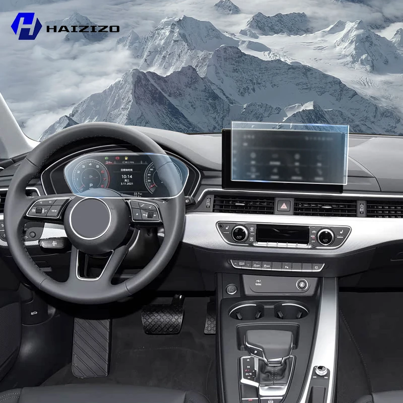 For Audi A4 B9 2021-2025 Car Interior Matte Screen Protector Console GPS Navigation LCD Screene TPU Film Scratch Resistant PPF