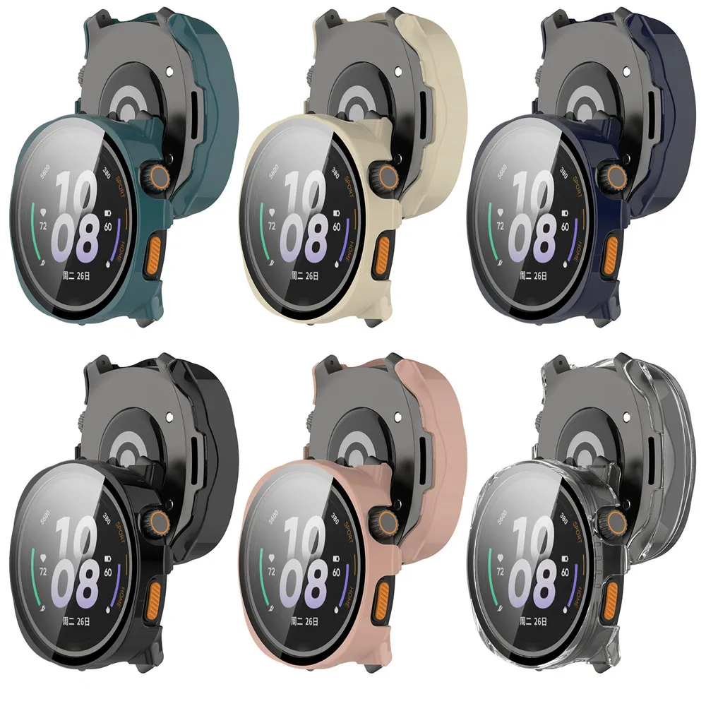 Case Cover and Tempered Glass Screen Protector For Keep Watch Pilot 1 Frame High Quality PC Slim Protective Accessories