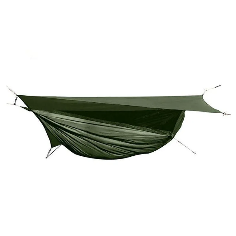 Portable camping hammock set single and double hammock insect net sunshade tent