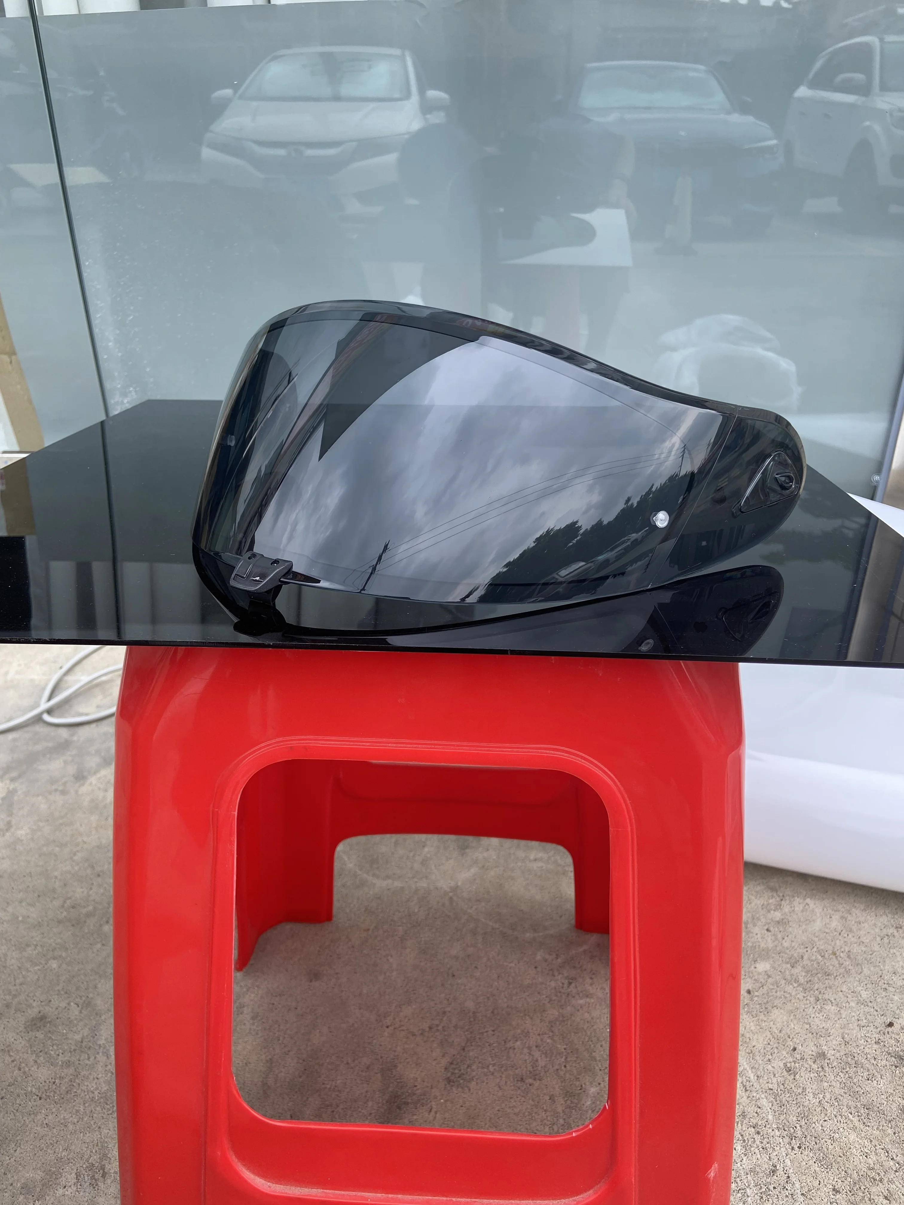 واقي واقي من الأروبلايد ، مقطوع بالأشعة فوق البوق مقاوم للرياح ، إكسسوارات خوذة دراجة نارية لـ OGK Kabuto