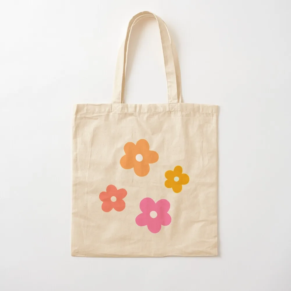 

y2k Flower Power Coconut Girl Tote Bag bag for beach Canvas Women's tote bag reusable grocery bags Canvas Tote