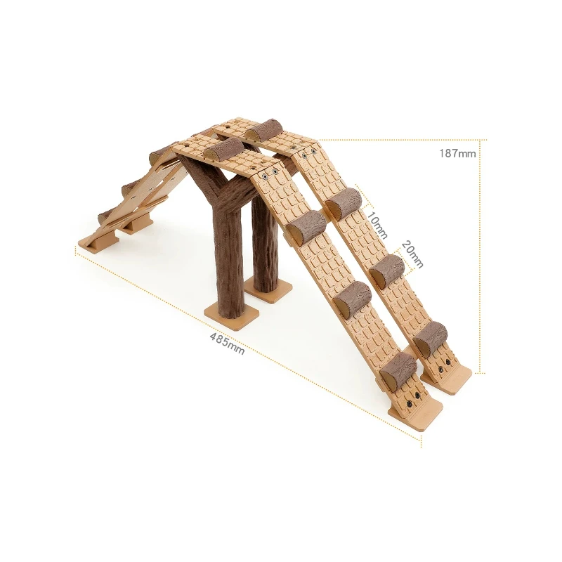 Simulate A Semi-circular Steep Slope Obstacle Track for 1/24 1/30 RC Crawler Traxxas SCX30 Diy Parts view 6