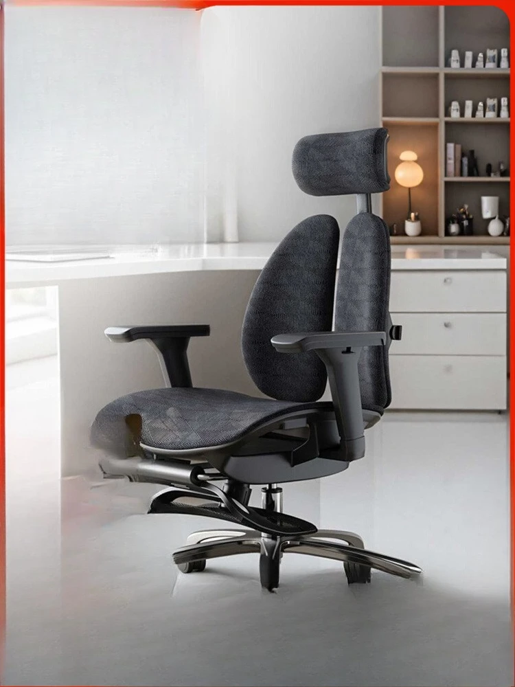 Kursi kantor ergonomis nyaman untuk duduk lama, bernapas, cocok untuk rumah dan kamar tidur