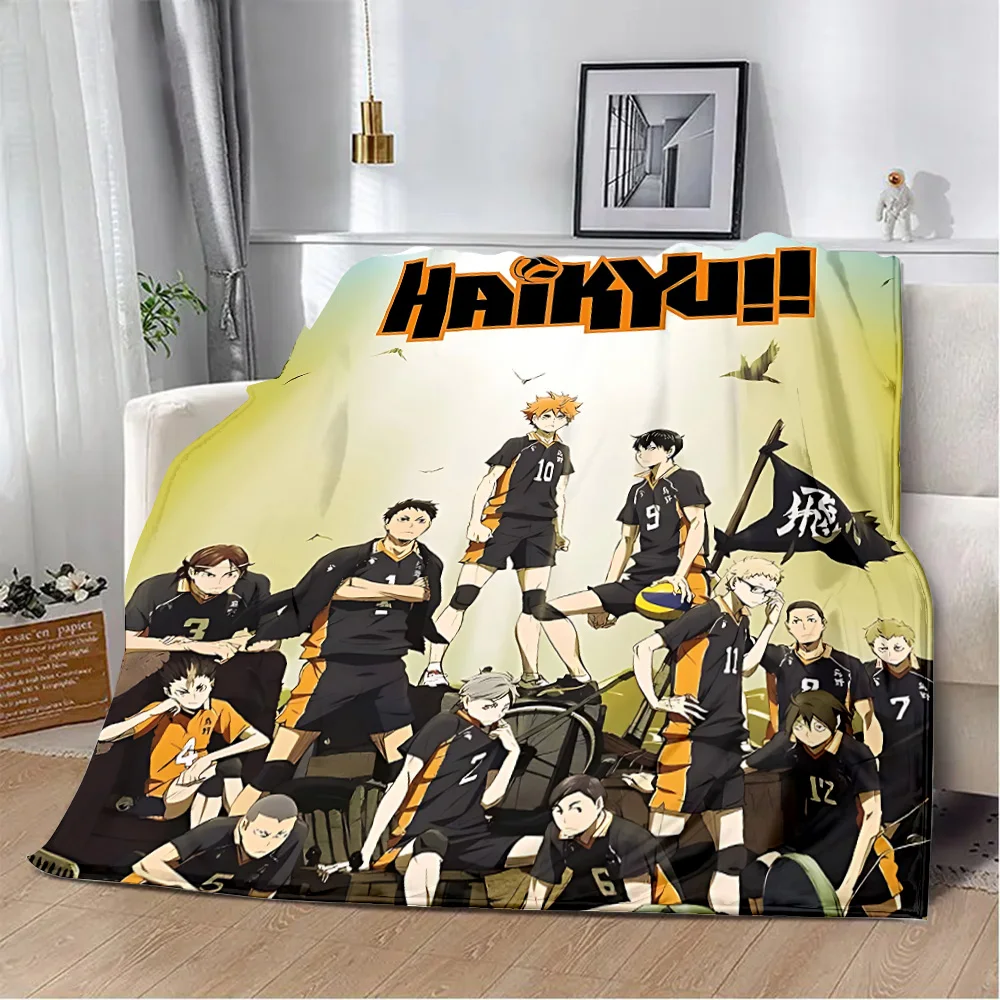 

Japan Anime Volleybal Haikyuu Printed Blanket Picnic Blanket Warm Blanket Soft and Comfortable Blanket Home Travel Birthday Gift