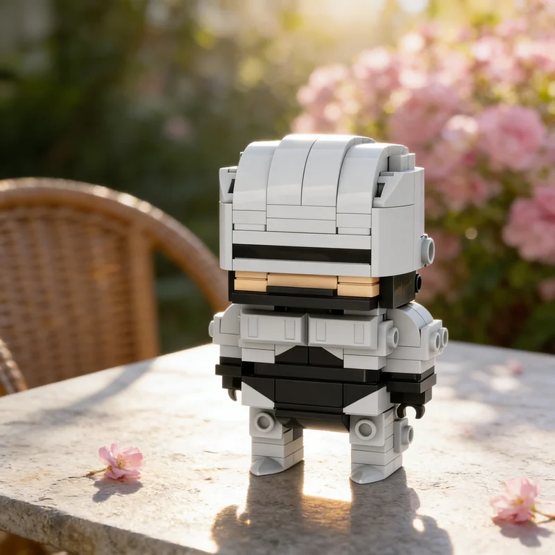 

221pcs MOC RoboCop Brickheadz Model Building Blocks Creative DIY Gift Display Decor Assemble Premium Adult Kids Desk Home Toy