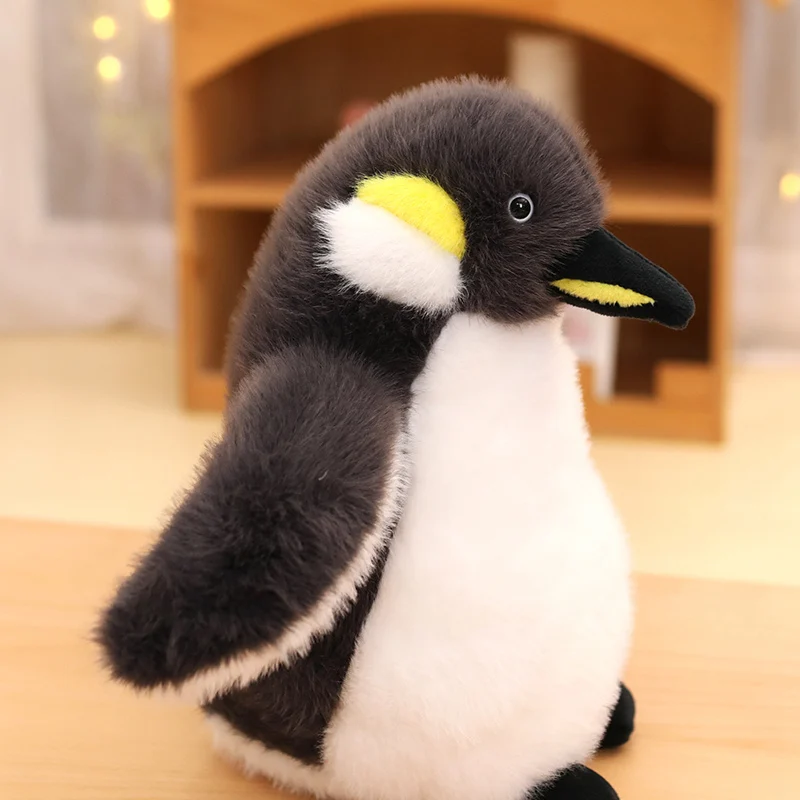 Emperor Penguin High Fidelity Anime Cute Plushie Penguin Family Plush Toys Lifelike Animals Simulation Stuffed Doll Kawai Toy