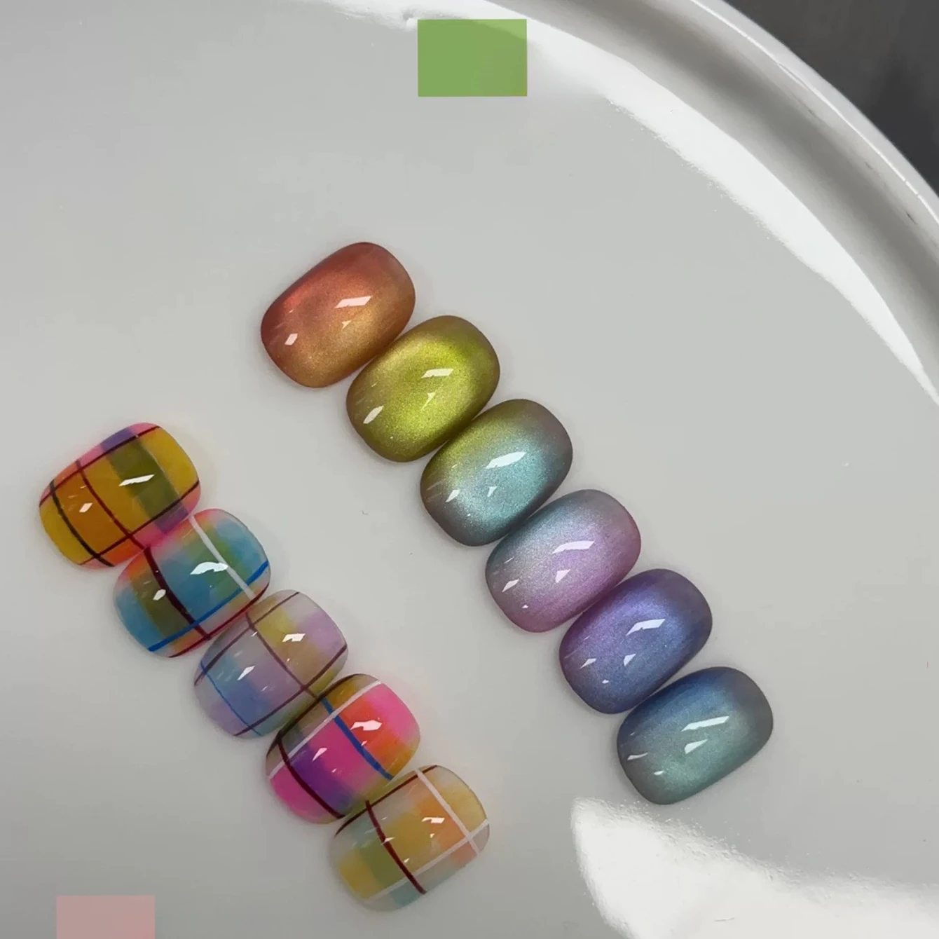 MIANEL 1pcs 12ML 아이스 클리어 도파민 유리 캔디 컬러 젤 매니큐어 여름 손톱 유리 탄자나이트 매니큐어 블루 손톱