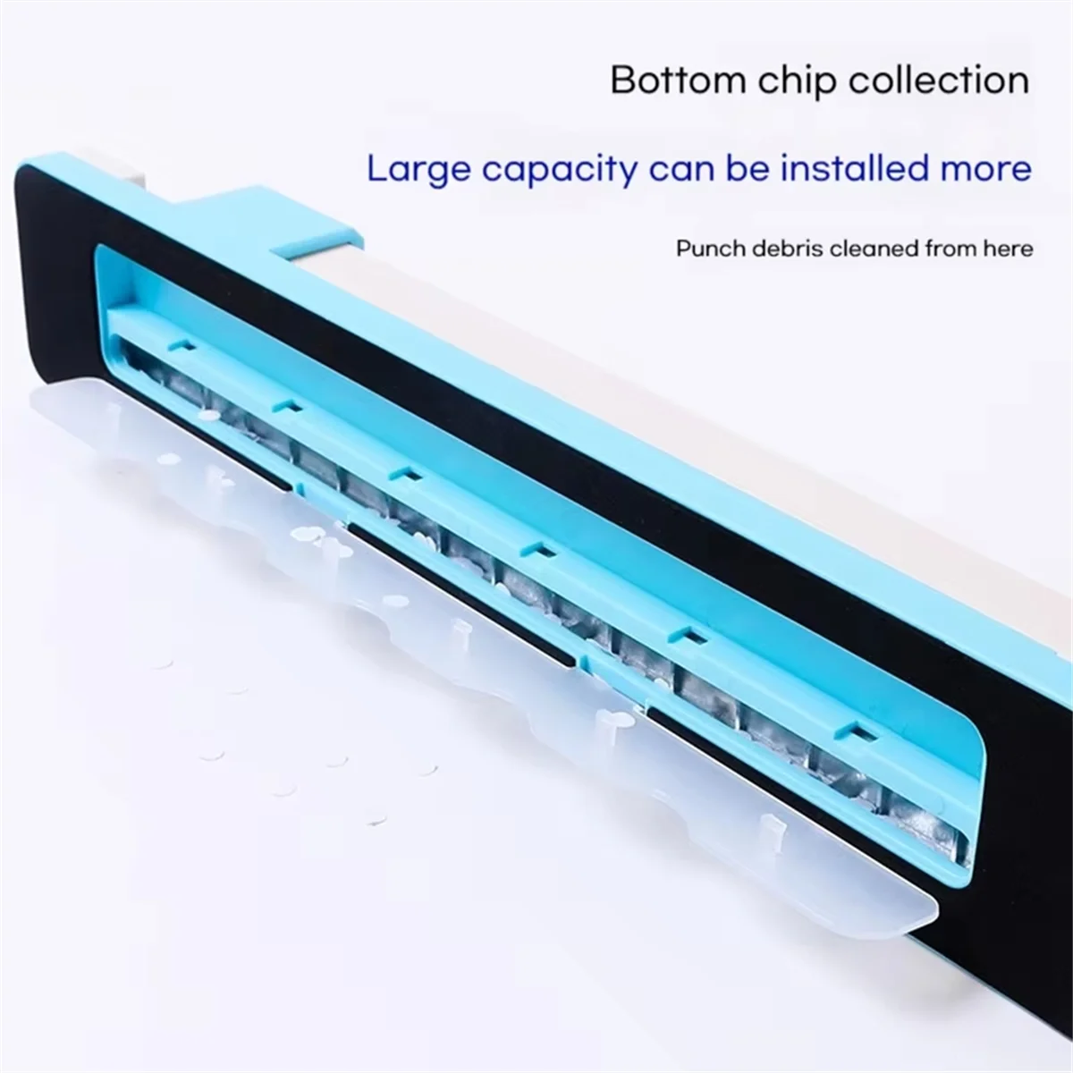 

A649I 30 Hole Paper Punch, 30 Hole Document Collar Punching Machine Manual DIY A4 Punching Machine Office Supplies