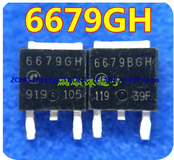 TO-252 package AP6679GH 6679GH replaces AOD403 P-channel field-effect transistor quality assurance       50PCS -1lot
