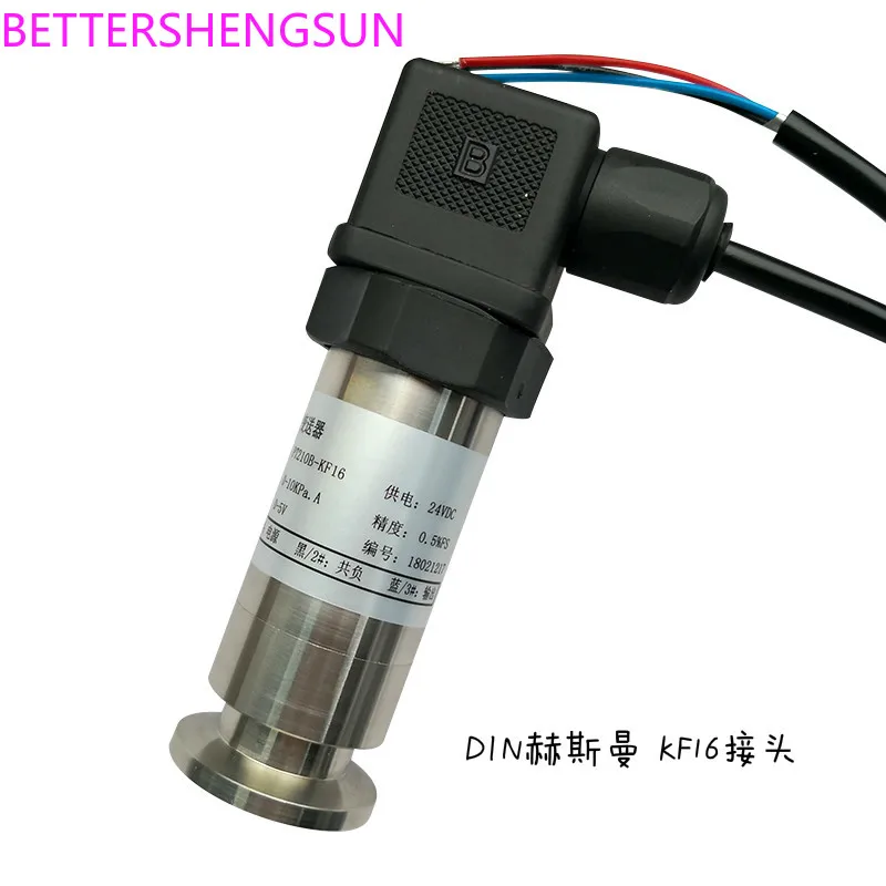 

Vacuum Pressure Transmitter Sensor 0-10kpa (a) Absolute Pressure 4-20mA 0-5V Kf16 Clamp