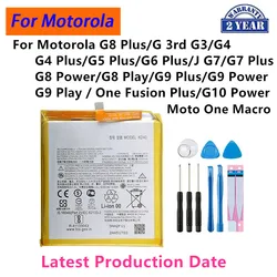 Original Battery For Motorola Moto G8 Plus G 3rd G3 G4 G5S Plus G5 G6 J G7 G8 G9 G10 Plus Power Play G9 Play Phone Batteries