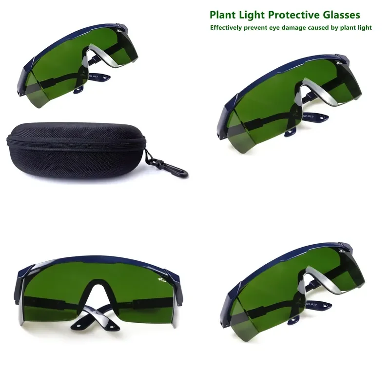 Planting room protective glasses, red, green and blue goggles 190-490 nano protective glasses