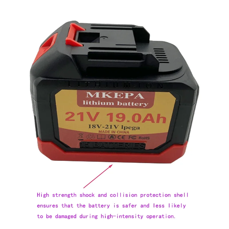 air transport,21V Universal lithium battery for electric tools,for Makita 18V Grinding machine, lawn mower, water guns drill