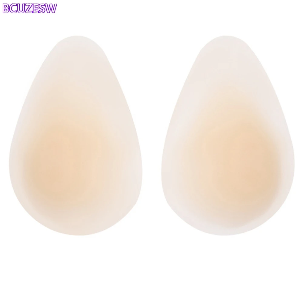 

1Pair No Glue Sticky Nipple Cover Water droplet Invisible Bra Thin Seamless Silicone Nubra Stickers Lifting Breast Pads Pasties