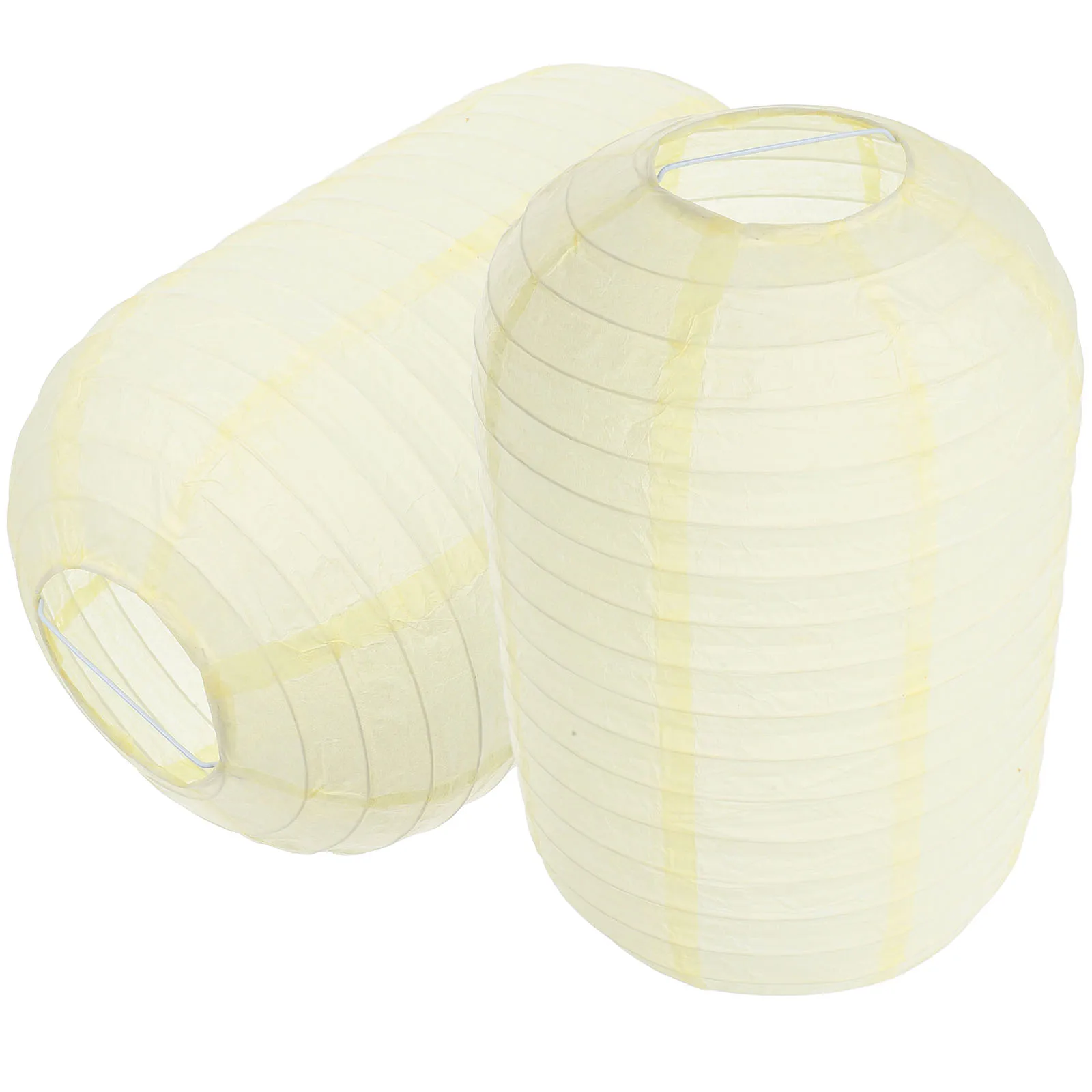

2pcs Japanese Winter Melon Style Paper Lanterns 19x29cm Foldable Decorative Outdoor Festival Party Decoration for Pub BBQ