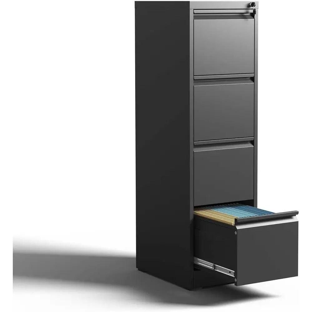 Secure Steel Letter/A4/Legal Size Office Storage Cabinet with Lock and Tag