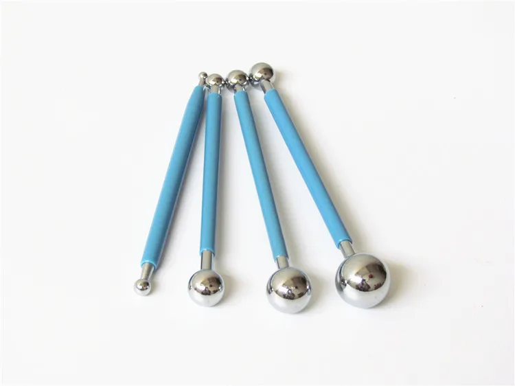 Maru Stick Round Headed Solid Stone Powder Clay Soft Air-dry Fine Carved Manual Nest Pressing Tool