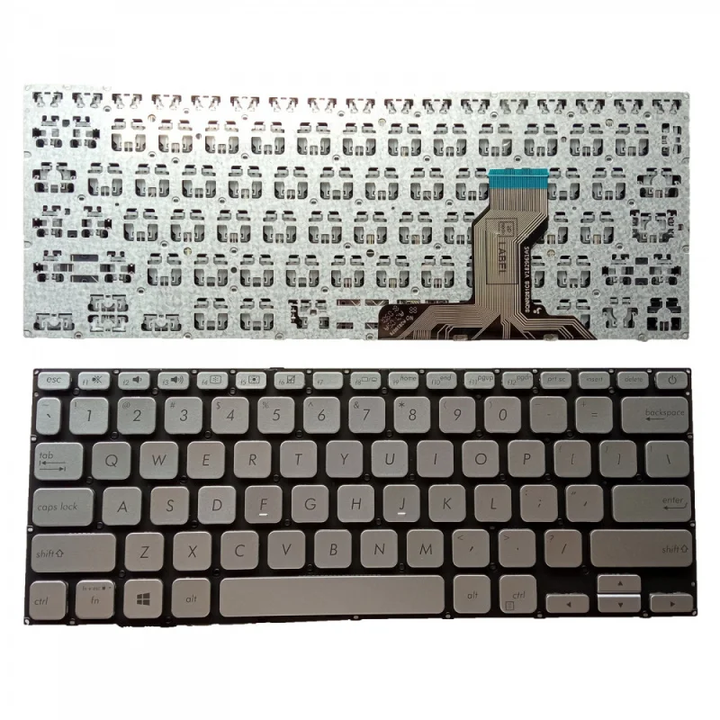 Ap+ For Asus X420F X420FA X420U X420UA Silver Keyboard