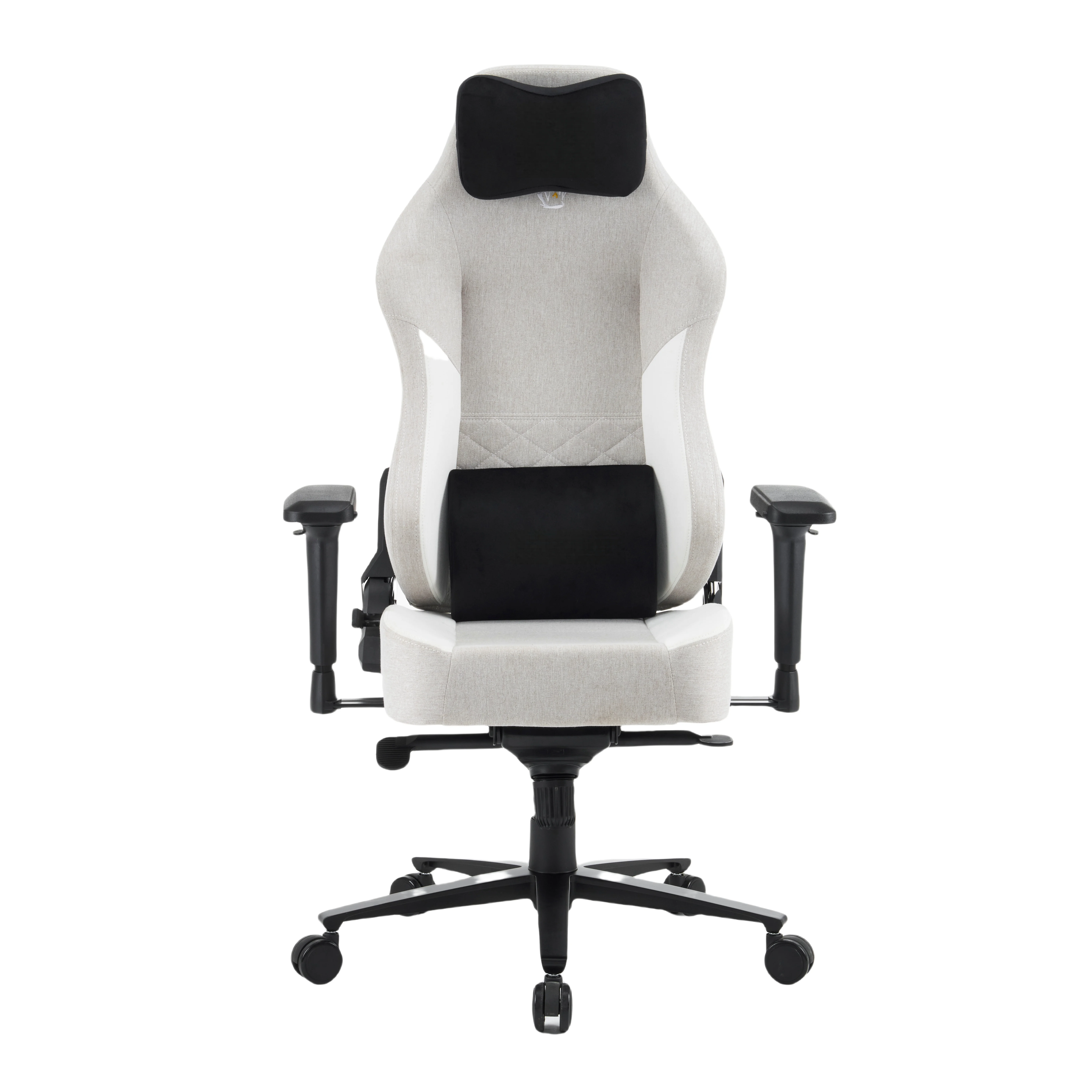 High-Quality Steel Frame Gaming Chair, Reclining, Adjustable Armrests, Tilting Mechanism & 360° Swivel Casters