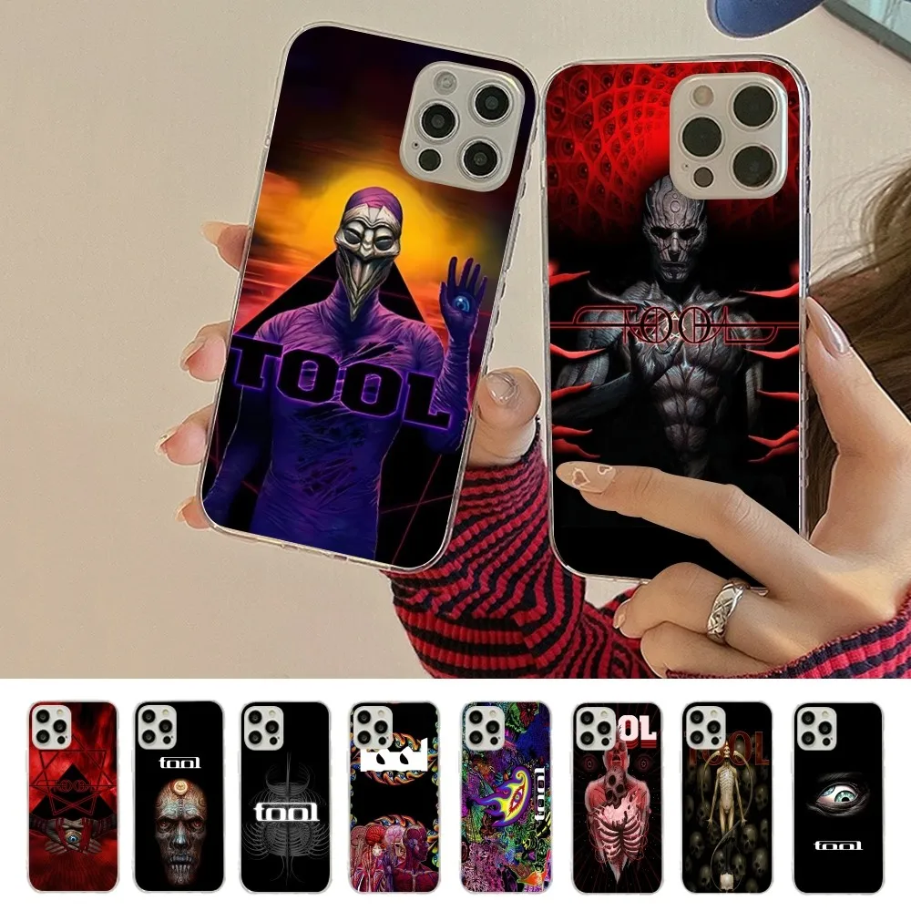 Band T-Tool Schism Phone Case For iPhone 16 15 14 13 12 Mini 11 Pro XS Max X XR SE 6 7 8 Plus Soft Silicone Cover