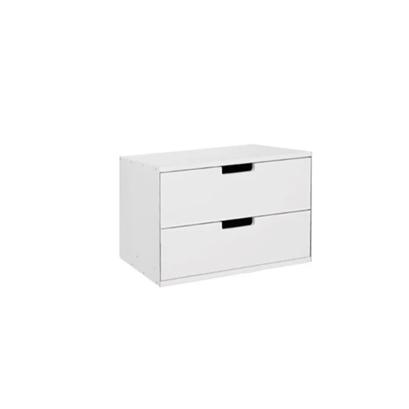 Shelves closed storage chest of drawers silent self-priming slides