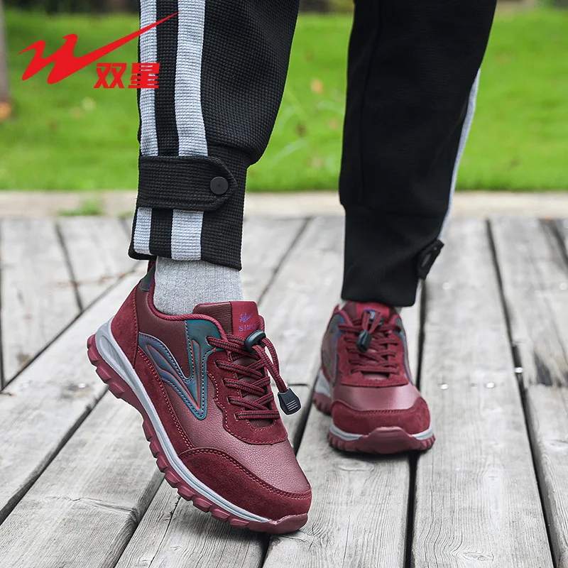 

Fashion Elderly Shoes for Women Versatile Middle Aged Mom Shoes Korean Style Anti Slip Casual Walking Footwear Ladies