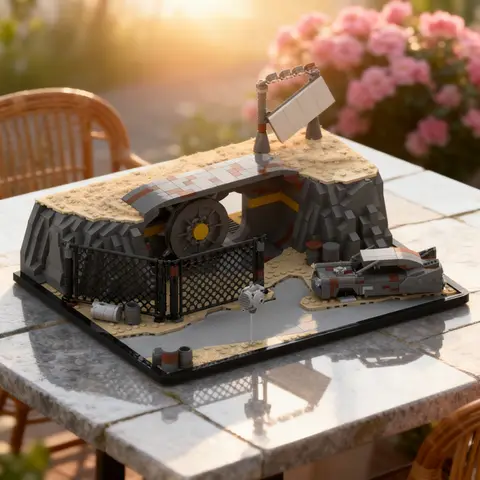 1630pcs MOC Fallout Nuclear Shelter Vault City Model Toy Building Blocks Construction Christmas Gift Collection Craft Display