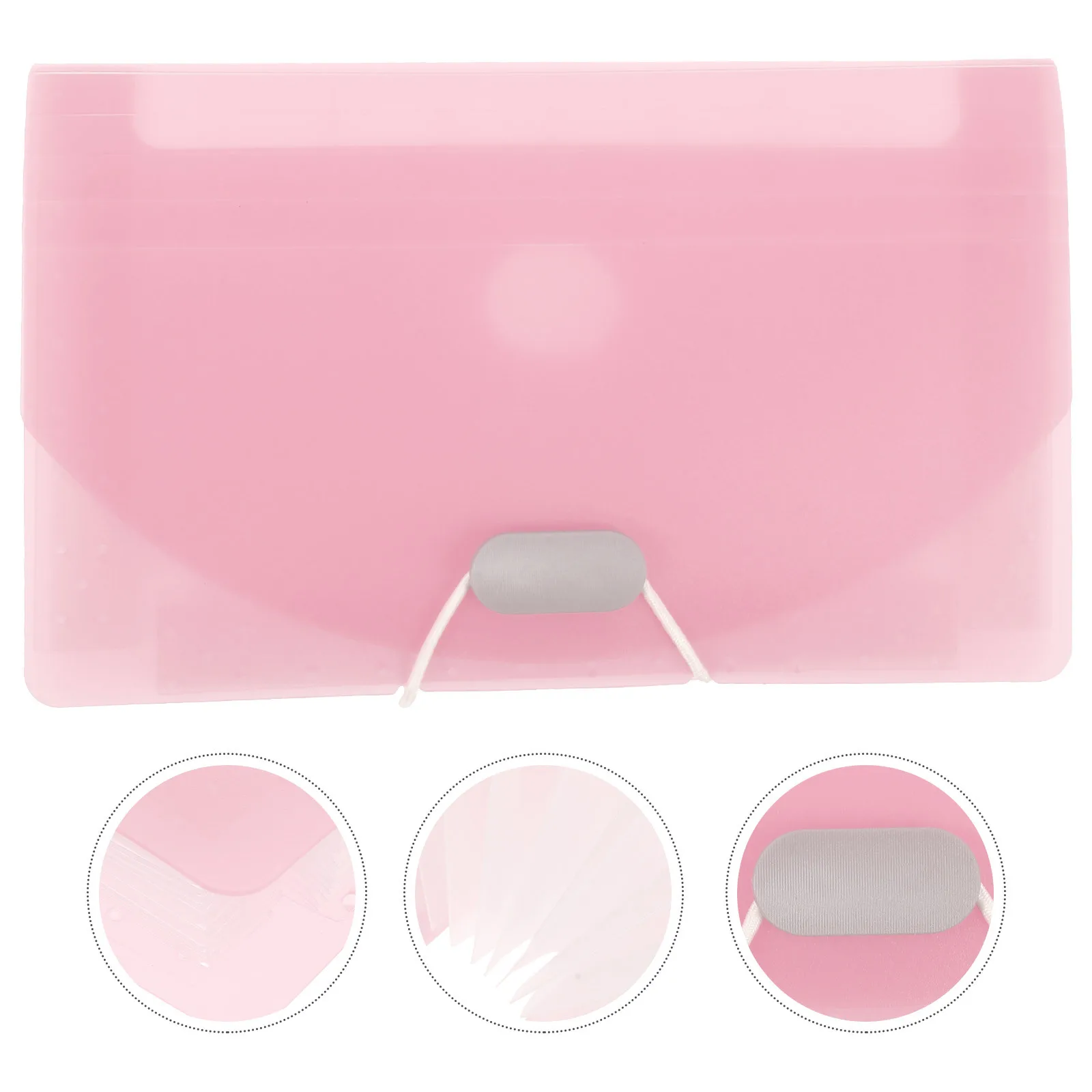 

Lovely Portable Document Organizer Accordion File Folder Paper Storage Holder For Office Home Button Design Receipt