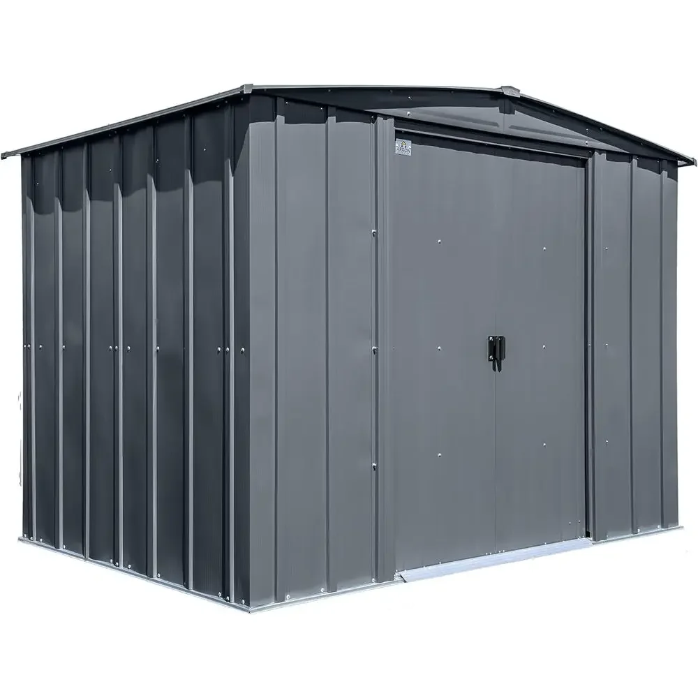

Стальной сарай для хранения 8x6 футов, цвет угольный
