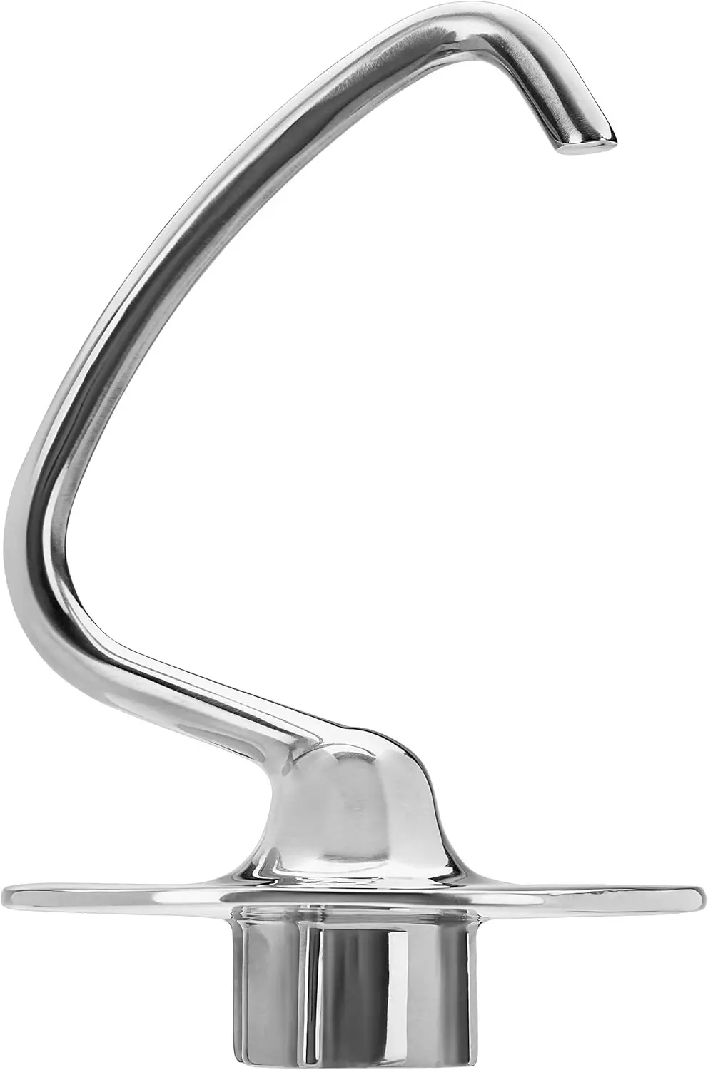 Stainless Steel Spiral Dough Hook Replacement for KitchenAid 4.5QT 5QT Bowl Tilt-Head Stand Mixers, Rustproof & Easy Clean