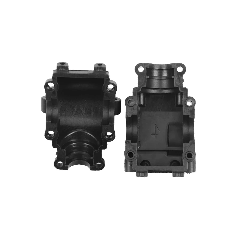 ABJL 8Pcs Wave Box Gearbox for WLtoys 144001 RC Car Spare Parts 4WD 1/14, Black Plastic Replacement