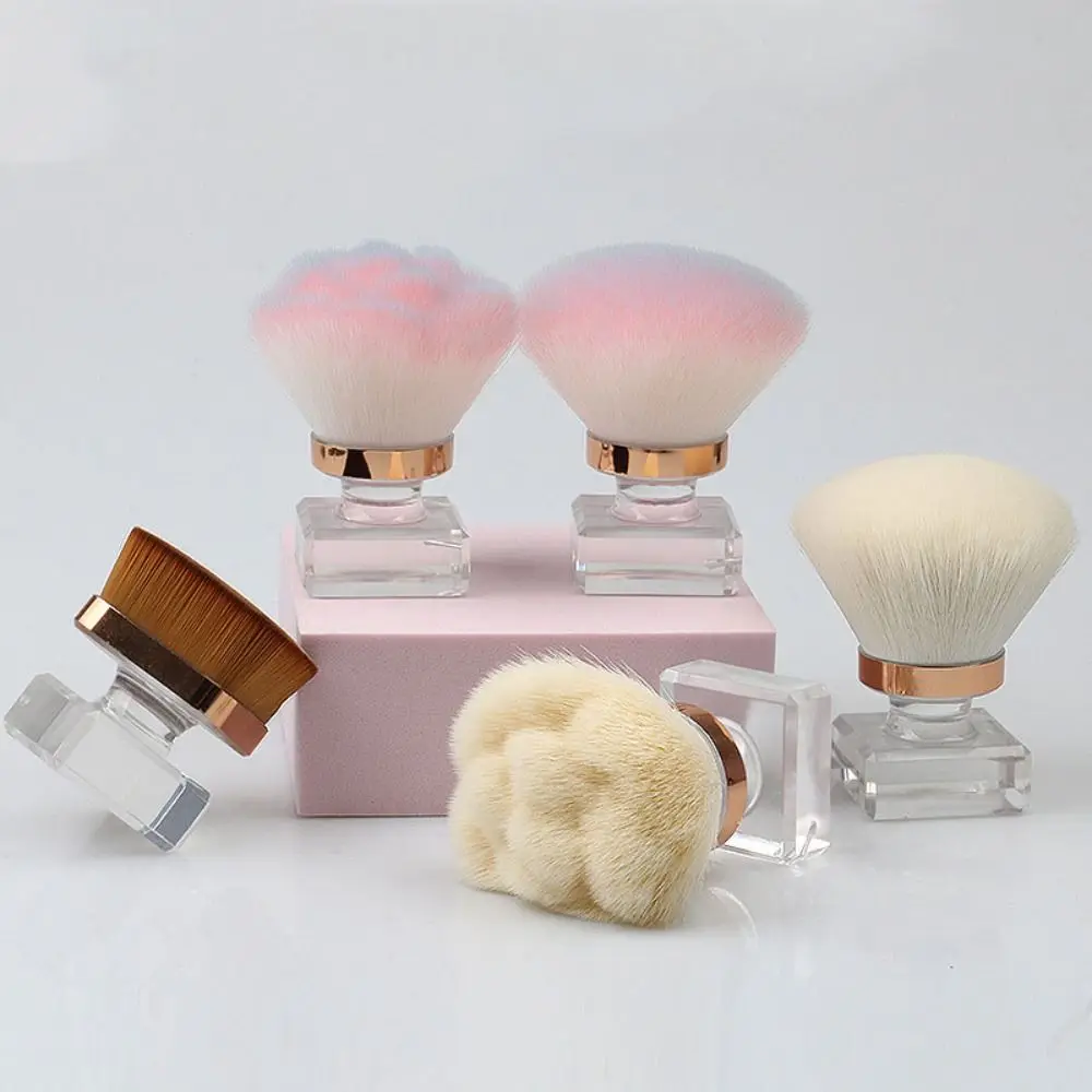 

Rose Shape Powder Blusher Brush Cosmetic Tools Dust-proof Nail Cleaning Brush Imitation Wool Nail Art Makeup Brush Makeup