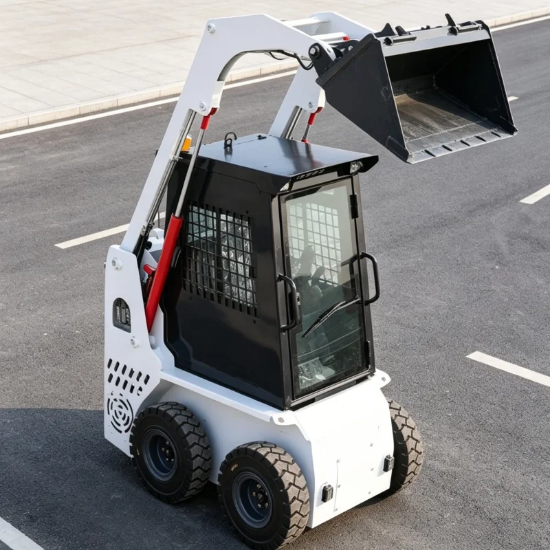 

Customized Greenhouse Operation Skid Steer Equipment, Mini Skid Steer Loader, Agricultural Ride-on Skid Steer Handler