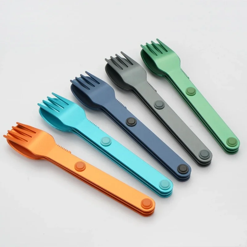 

3 шт. магнитный набор столовых приборов для кемпинга, дорожная посуда для кемпинга, приготовления пищи и уличного обеденного ножа, вилка, ложка, портативный кухонный инструмент