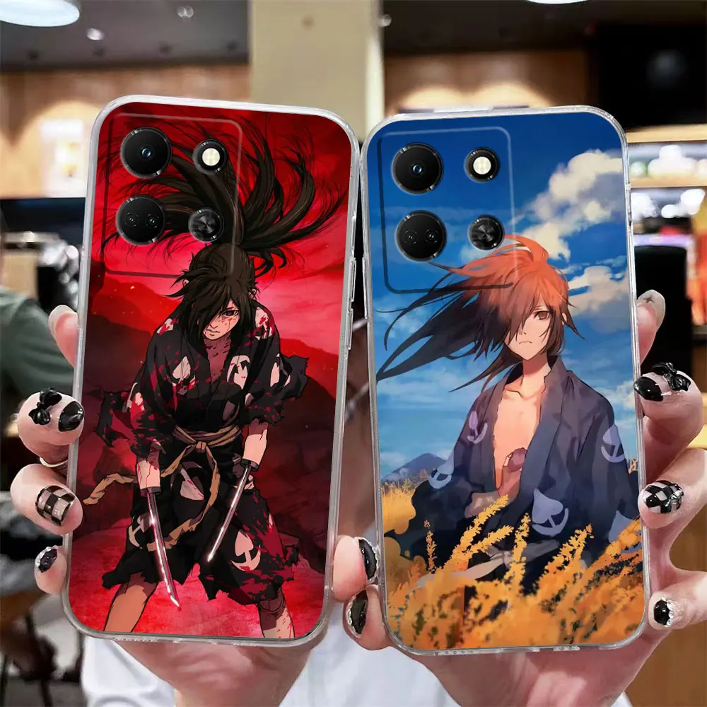 Clear Phone Case For Infinix NOTE 10 11 12 30 30i SMART 4 5 6 7 ZERO CAMON 19 20 PRO Case Funda Capa Shell Japanese Anime Dororo