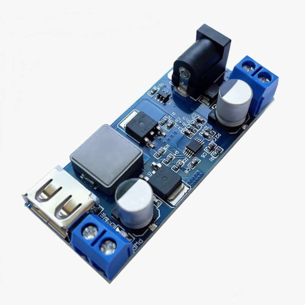 Voltage Step Down Module DC 12V 24V To 5V 5A Power Converter Board Type C Output Stable Electrical Supply Component