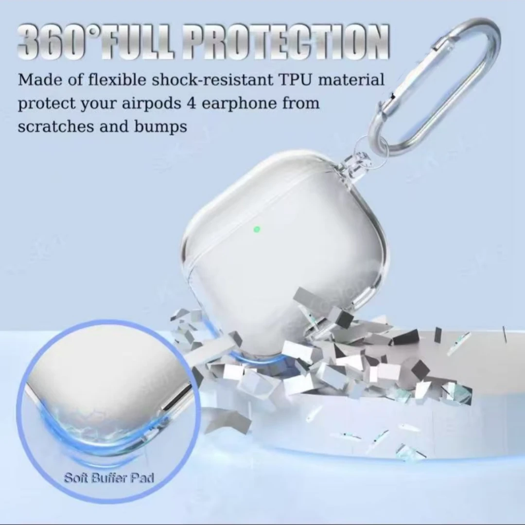 حافظة شفافة لأجهزة AirPods 3 2 1 Pro Pro2 حافظة شفافة ناعمة من البولي يوريثان الحراري لسماعات الرأس اللاسلكية Air Pods Pro 2 غطاء حماية لسماعات الأذن